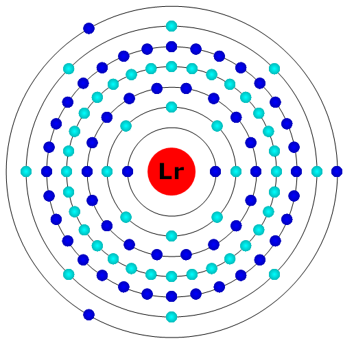 Lawrencium Atom